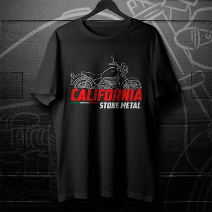 Moto Guzzi California Stone Inspired T-Shirt - Motorcycle Tee Shirt for Riders