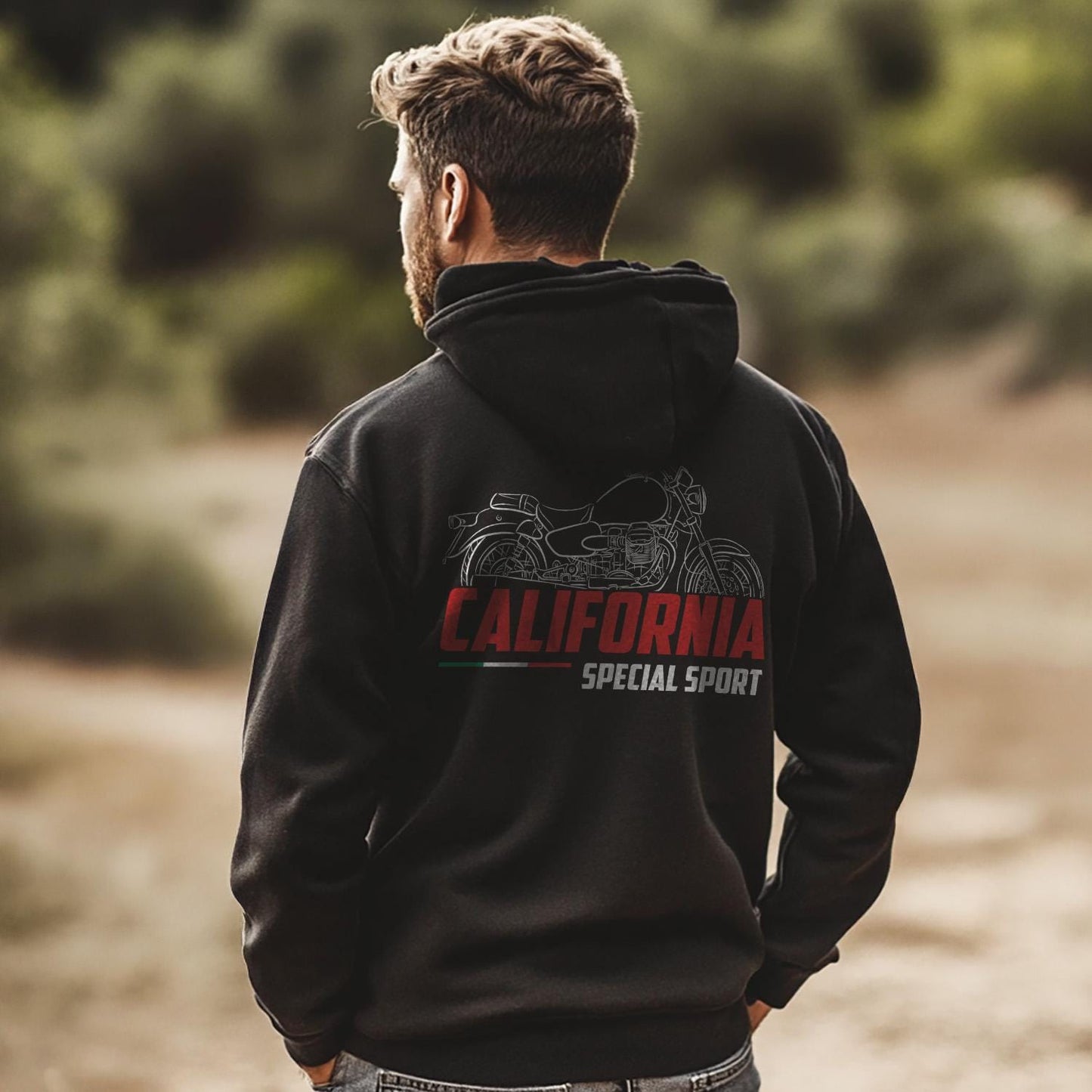 Moto Guzzi California Special Sport 2002 Inspired Hoodie - Motorcycle Sweatshirt for Riders