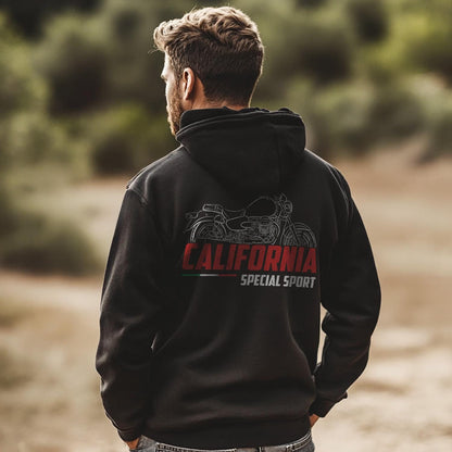 Moto Guzzi California Special Sport 2002 Inspired Hoodie - Motorcycle Sweatshirt for Riders