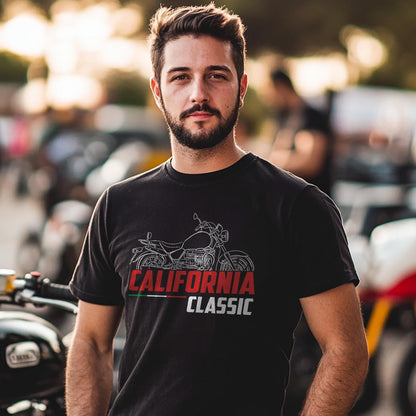 Moto Guzzi California Classic 2006 - 2009 Inspired T-Shirt - Motorcycle Tee Shirt for Riders