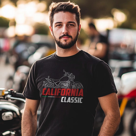 Moto Guzzi California Classic 2006 - 2009 Inspired T-Shirt - Motorcycle Tee Shirt for Riders