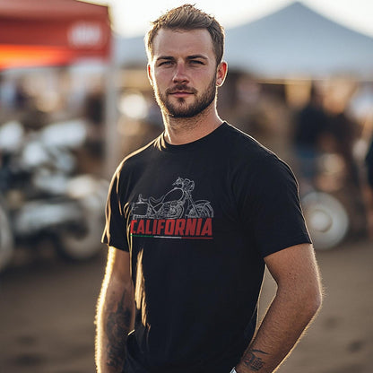 Moto Guzzi California 1100 Inspired T-Shirt - Motorcycle Tee Shirt for Riders