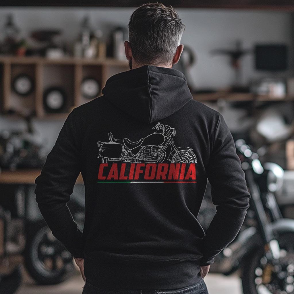 Moto Guzzi California 1100 Hoodie - Motorcycle Sweatshirt for Riders