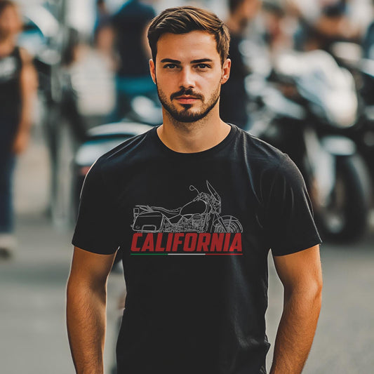 Moto Guzzi California 90 2012 Inspired T-Shirt - Motorcycle Tee Shirt for Riders