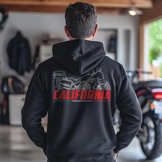 Moto Guzzi California 1000 III CI 1987 - 1993 Inspired Hoodie - Motorcycle Sweatshirt for Riders