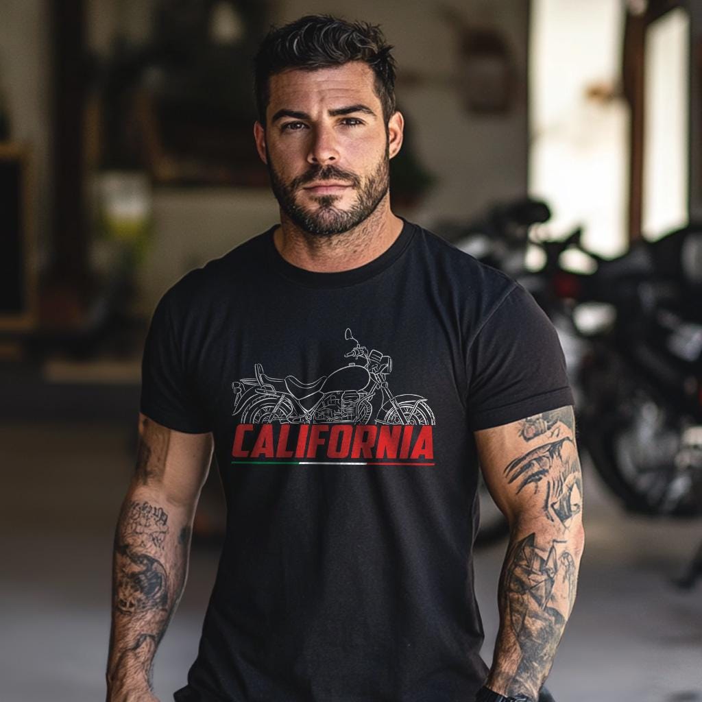 Moto Guzzi California 1000 & 1000i 1994 - 1995 Inspired T-Shirt - Motorcycle Tee Shirt for Riders