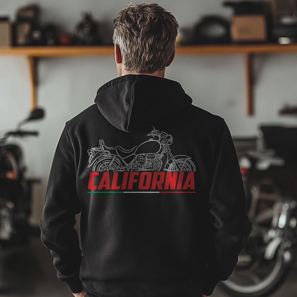 Moto Guzzi California 1000 & 1000i 1994 - 1995 Inspired Hoodie - Motorcycle Sweatshirt for Riders