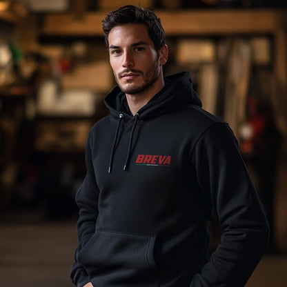 Moto Guzzi Breva 1200 Inspired Hoodie - Motorcycle Sweatshirt for Riders