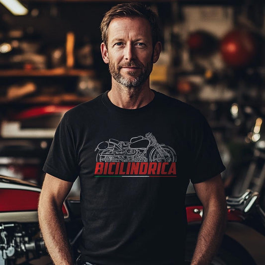 Moto Guzzi Bicilindrica 500 Inspired T-Shirt - Motorcycle Tee Shirt for Riders