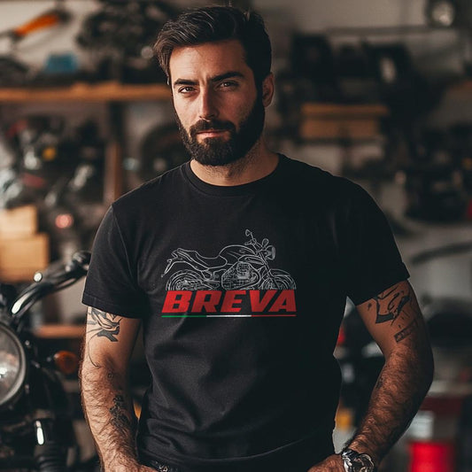 Moto Guzzi Breva 850 2006 - 2011 Inspired T-Shirt - Motorcycle Tee Shirt for Riders