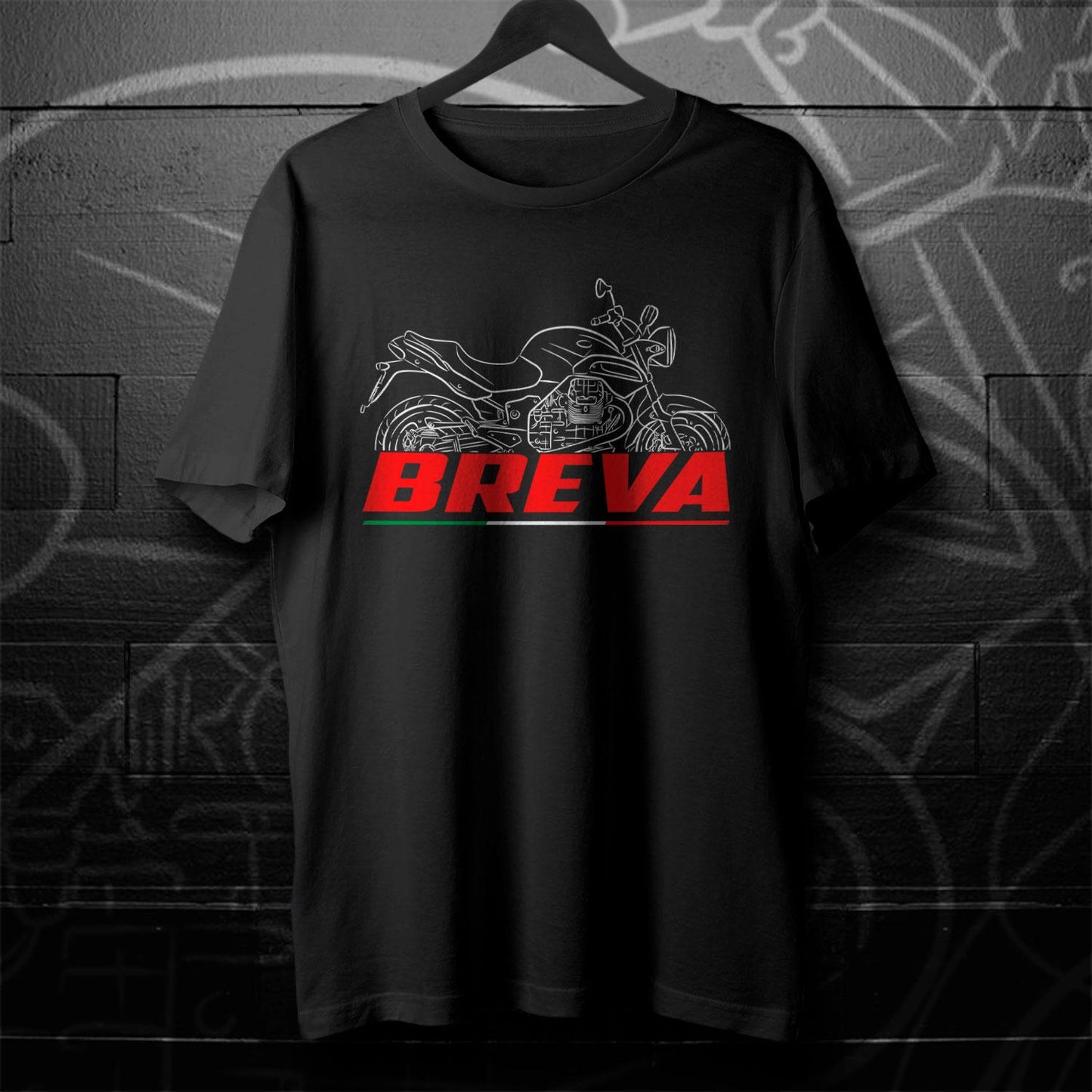 Moto Guzzi Breva 850 2006 - 2011 Inspired T-Shirt - Motorcycle Tee Shirt for Riders