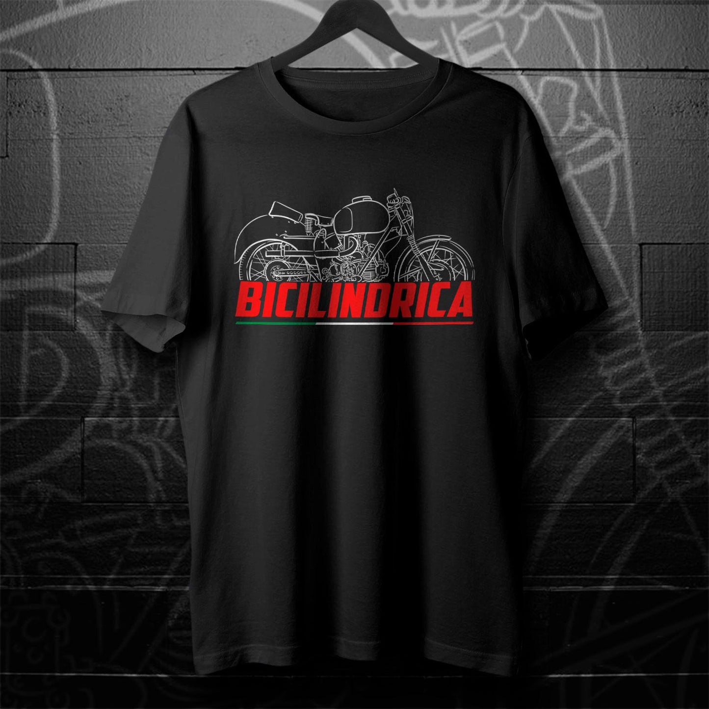 Moto Guzzi Bicilindrica 500 Inspired T-Shirt - Motorcycle Tee Shirt for Riders