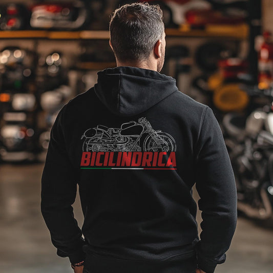 Moto Guzzi Bicilindrica 500 Inspired Hoodie - Motorcycle Sweatshirt for Riders