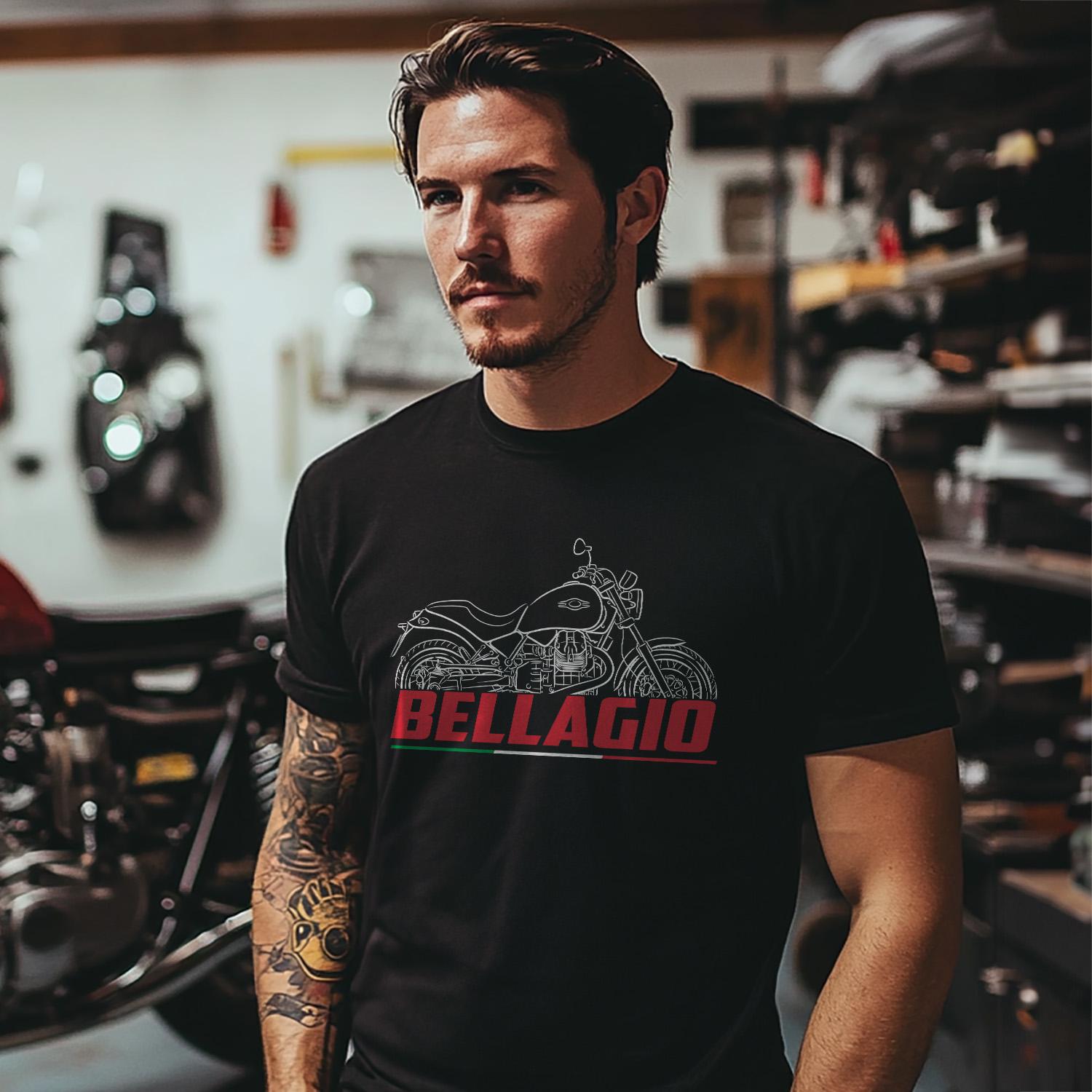 Moto Guzzi Bellagio 940 2007 - 2014 Inspired T-Shirt - Motorcycle Tee Shirt for Riders