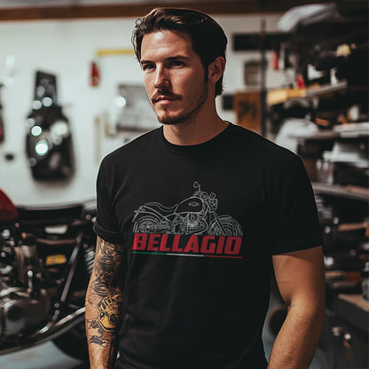 Moto Guzzi Bellagio 940 2007 - 2014 Inspired T-Shirt - Motorcycle Tee Shirt for Riders