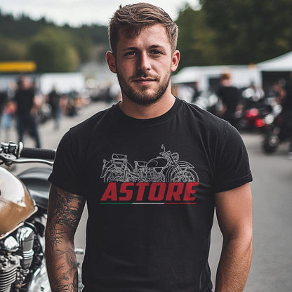 Moto Guzzi Astore 1949 - 1953 Inspired T-Shirt - Motorcycle Tee Shirt for Riders