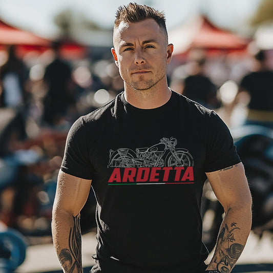 Moto Guzzi Ardetta 250 1939 - 1940 Inspired T-Shirt - Motorcycle Tee Shirt for Riders
