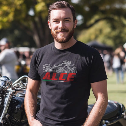 Moto Guzzi Alce 1939 - 1945 Inspired T-Shirt - Motorcycle Tee Shirt for Riders