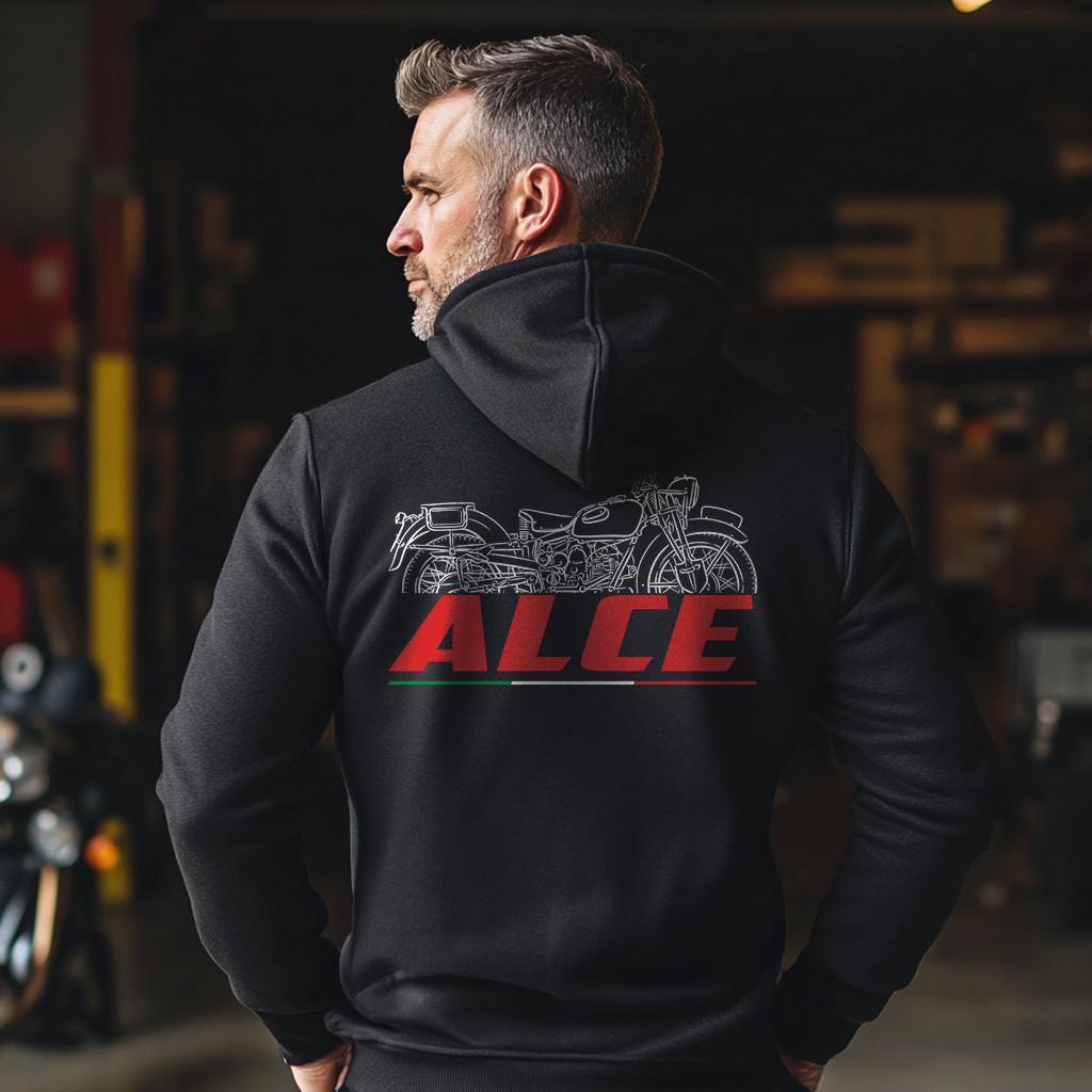 Moto Guzzi Alce 1939 - 1945 Inspired Hoodie - Motorcycle Sweatshirt for Riders