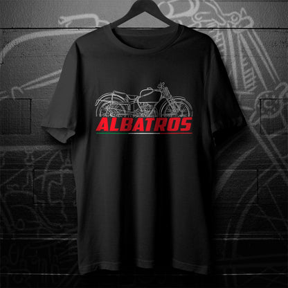 Moto Guzzi Albatros 250 1939 - 1949 Inspired T-Shirt - Motorcycle Tee Shirt for Riders