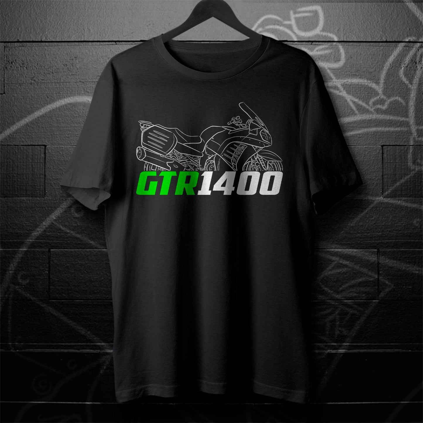 Kawasaki GTR 1400 ( Concours 14 ) Inspired T-Shirt - Motorcycle Tee Shirt Riders