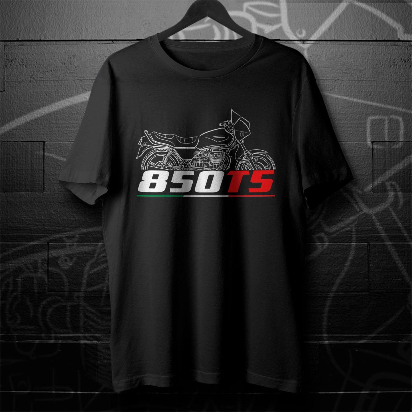 Moto Guzzi 850T Inspired T-Shirt - Motorcycle Tee Shirt for Riders