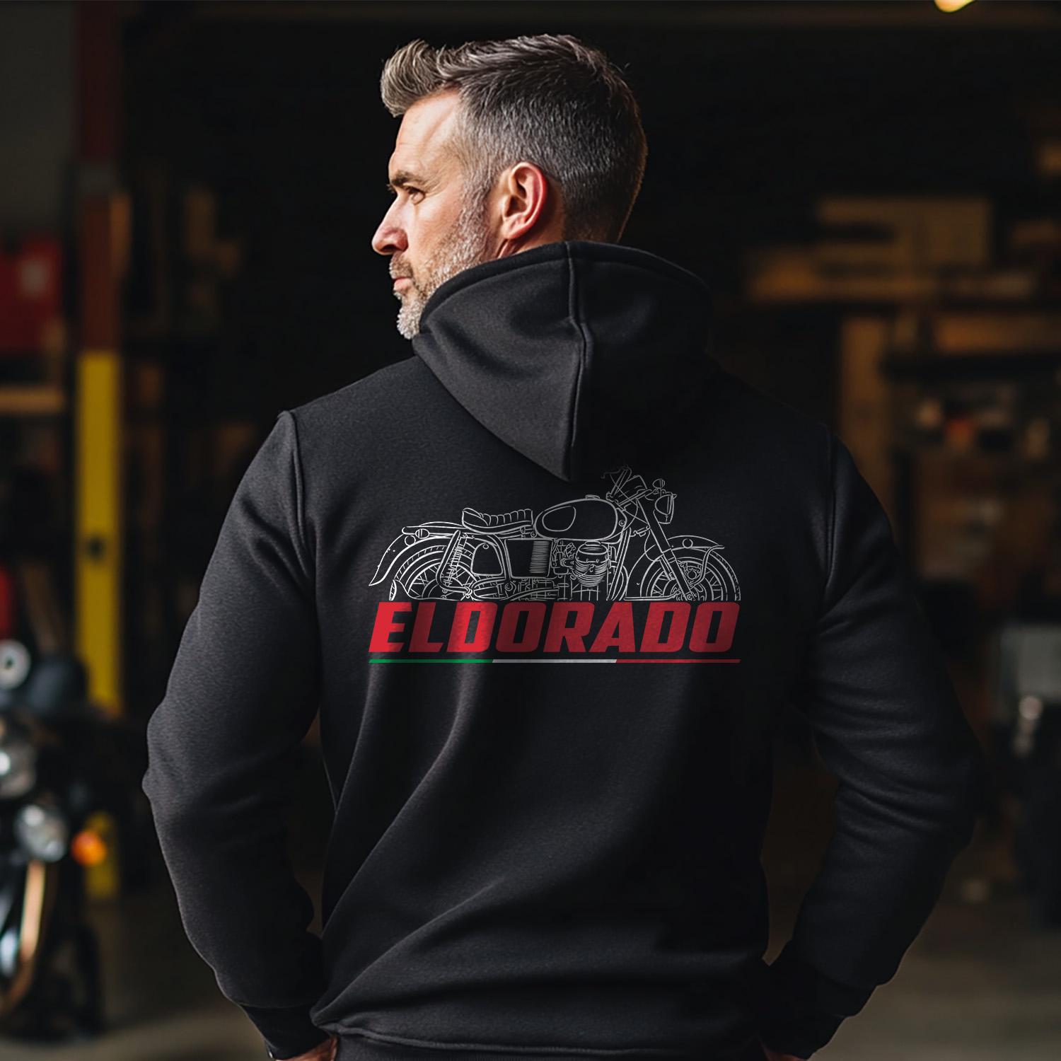 Moto Guzzi 850 Eldorado 1972 - 1974 Inspired Hoodie - Motorcycle Sweatshirt for Riders
