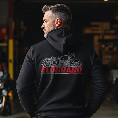 Moto Guzzi 850 Eldorado 1972 - 1974 Inspired Hoodie - Motorcycle Sweatshirt for Riders