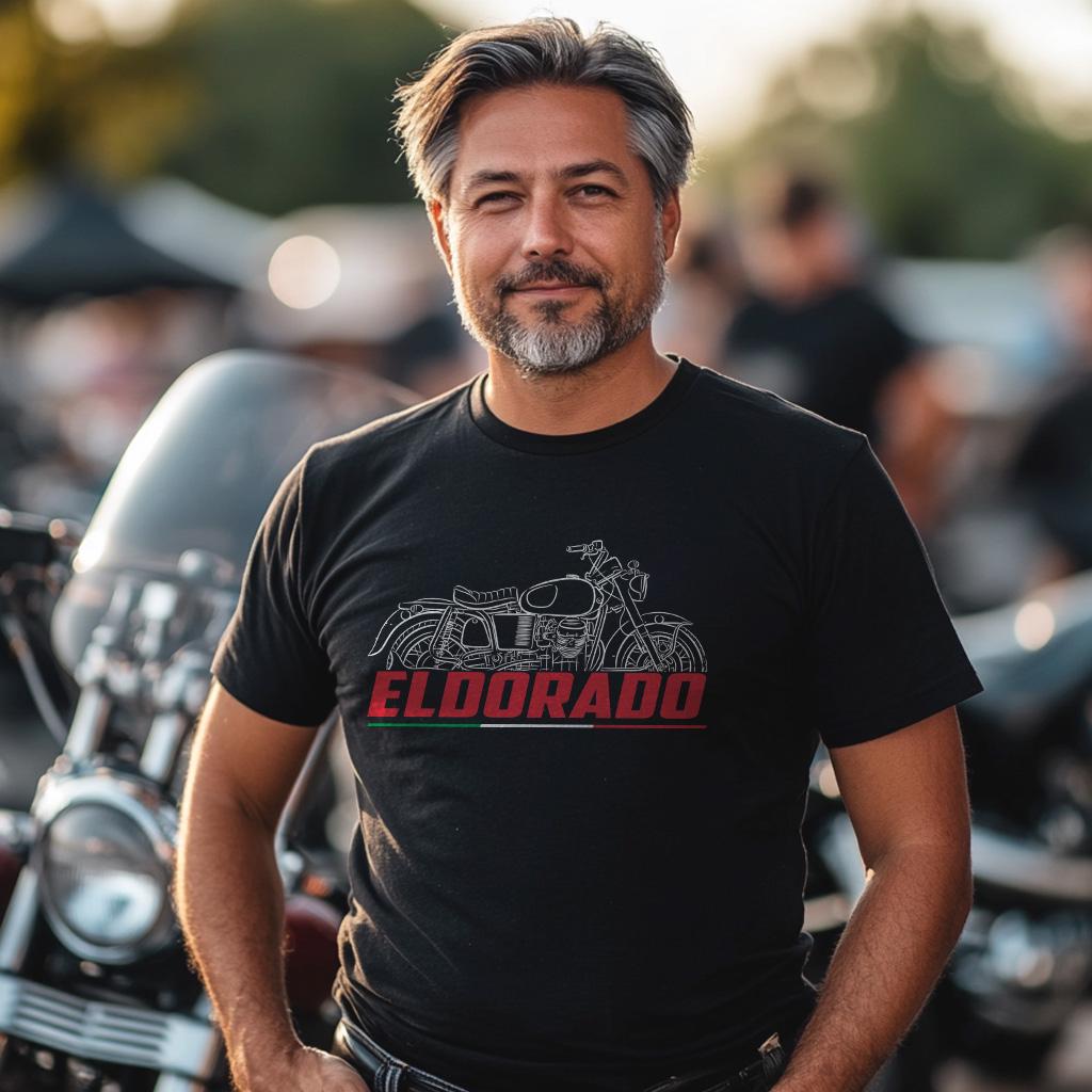 Moto Guzzi 850 Eldorado 1972 - 1974 Inspired T-Shirt - Motorcycle Tee Shirt for Riders