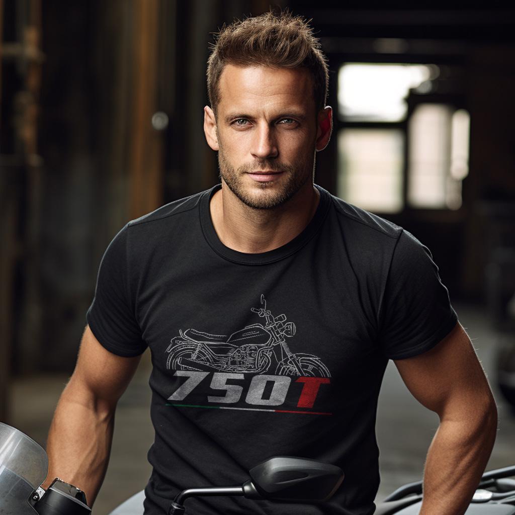 Moto Guzzi 750 T 1991 - 1993 Inspired T-Shirt - Motorcycle Tee Shirt for Riders