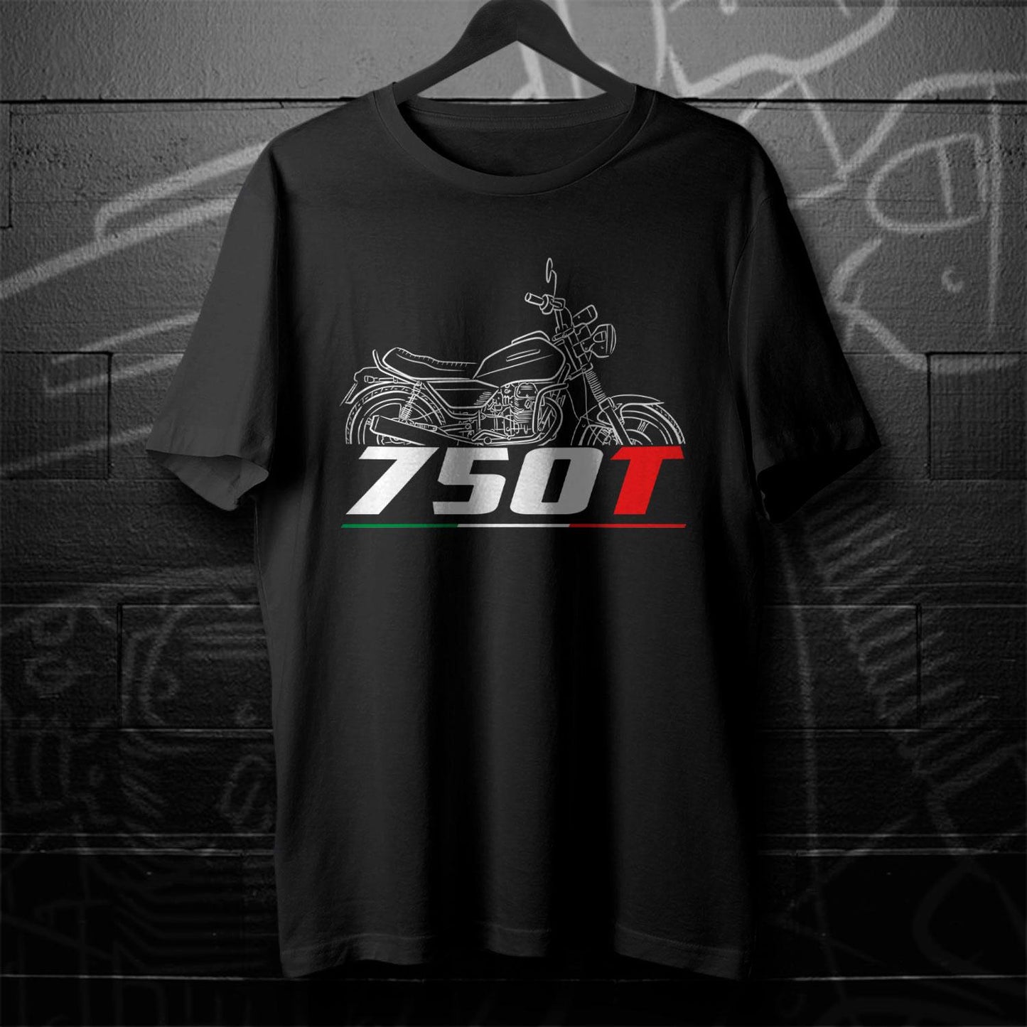 Moto Guzzi 750 T 1991 - 1993 Inspired T-Shirt - Motorcycle Tee Shirt for Riders