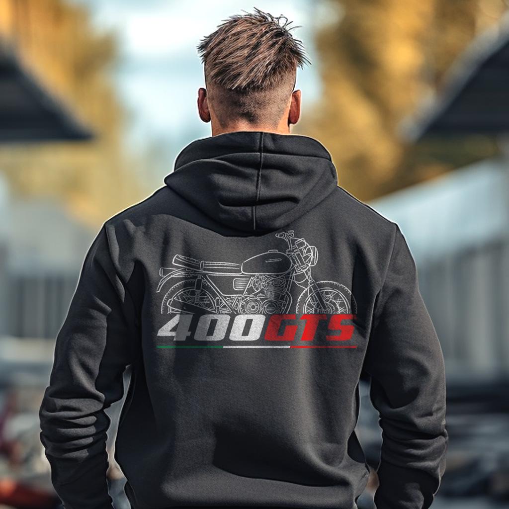 Moto Guzzi 400 GTS 1975 - 1979 Inspired Hoodie - Motorcycle Sweatshirt for Riders