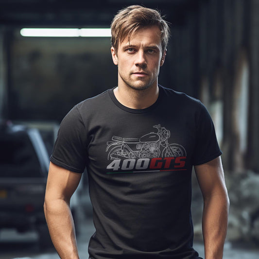 Moto Guzzi 400 GTS 1975 - 1979 Inspired T-Shirt - Motorcycle Tee Shirt for Riders