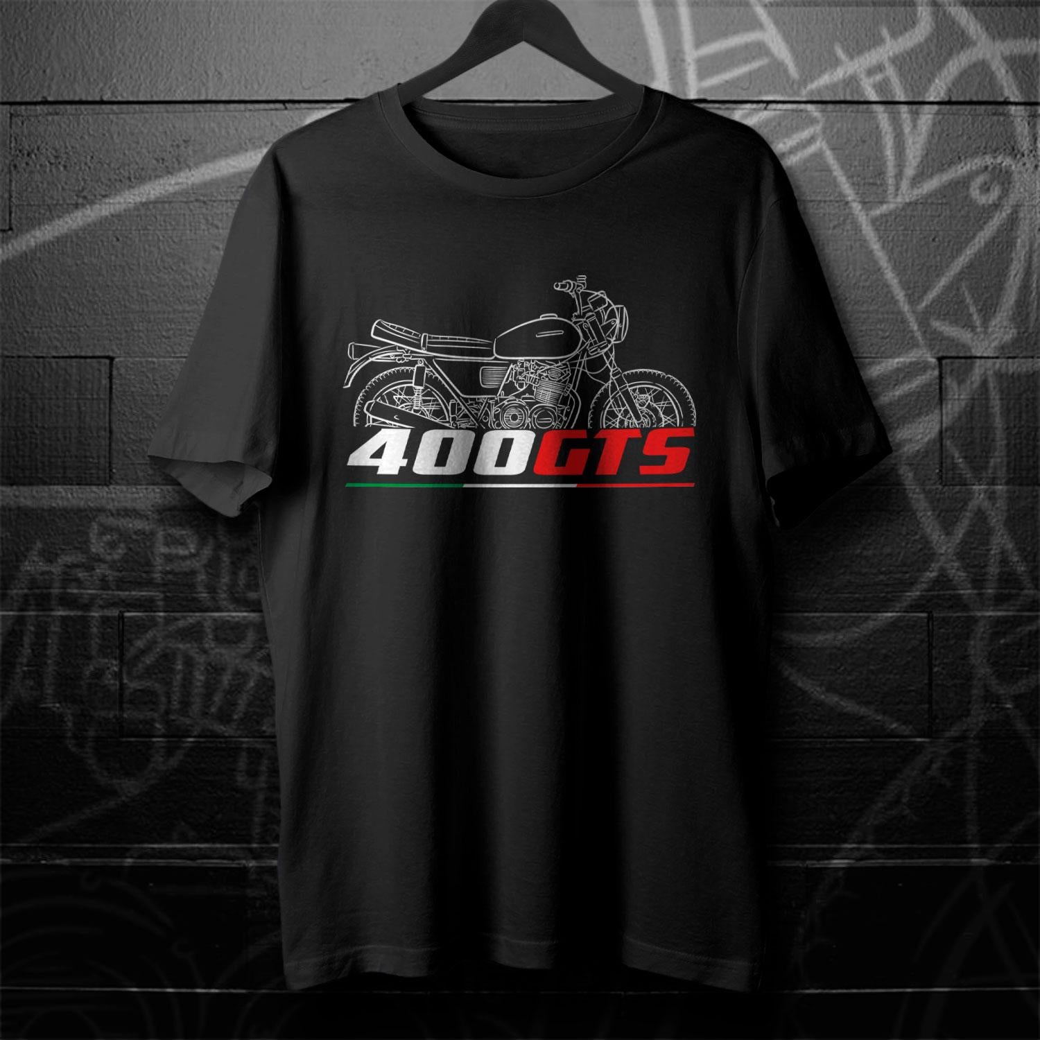 Moto Guzzi 400 GTS 1975 - 1979 Inspired T-Shirt - Motorcycle Tee Shirt for Riders