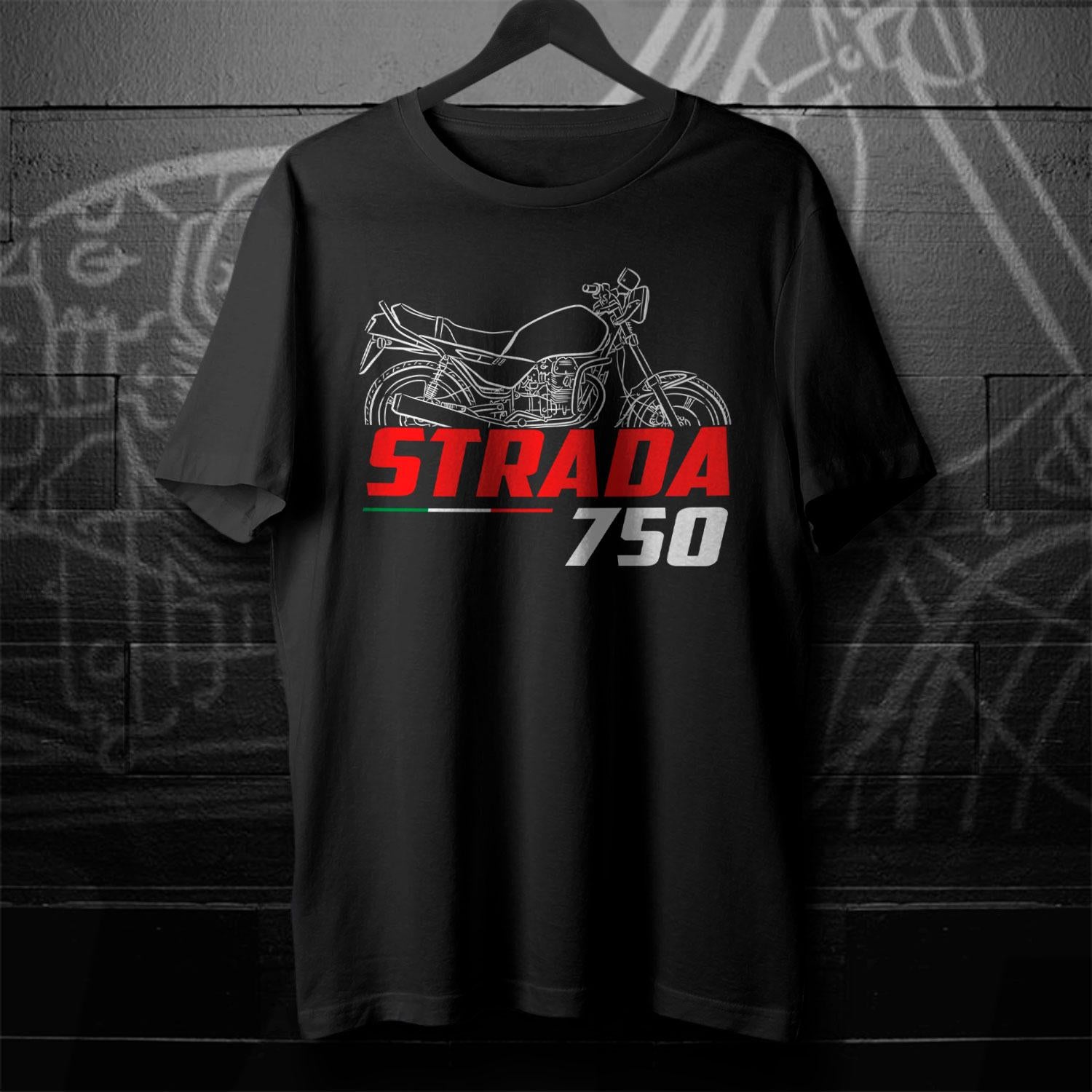 Moto Guzzi 750 Strada 1992 - 1994 Inspired T-Shirt - Motorcycle Tee Shirt for Riders