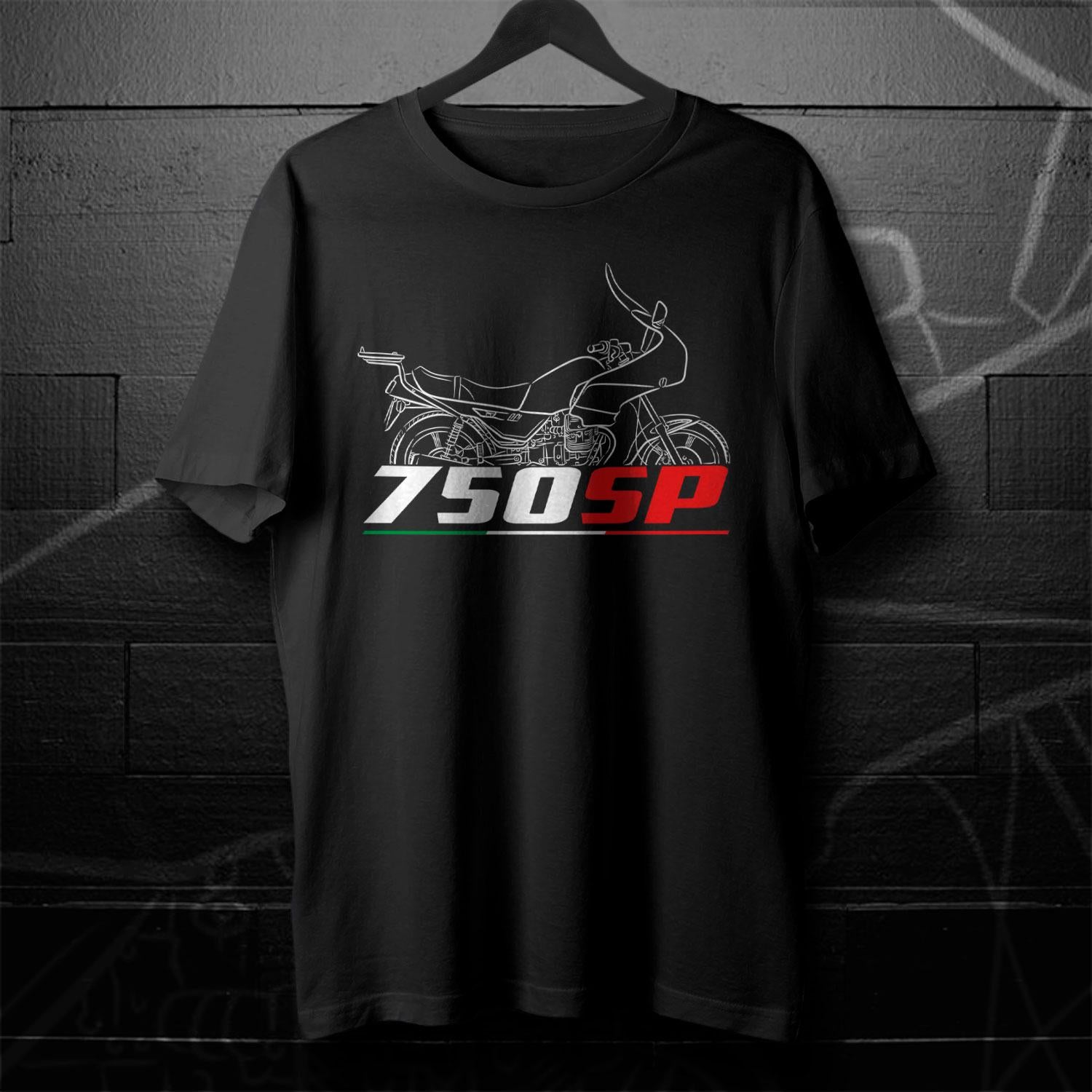 Moto Guzzi 750 SP 1989 - 1991 Inspired T-Shirt - Motorcycle Tee Shirt for Riders
