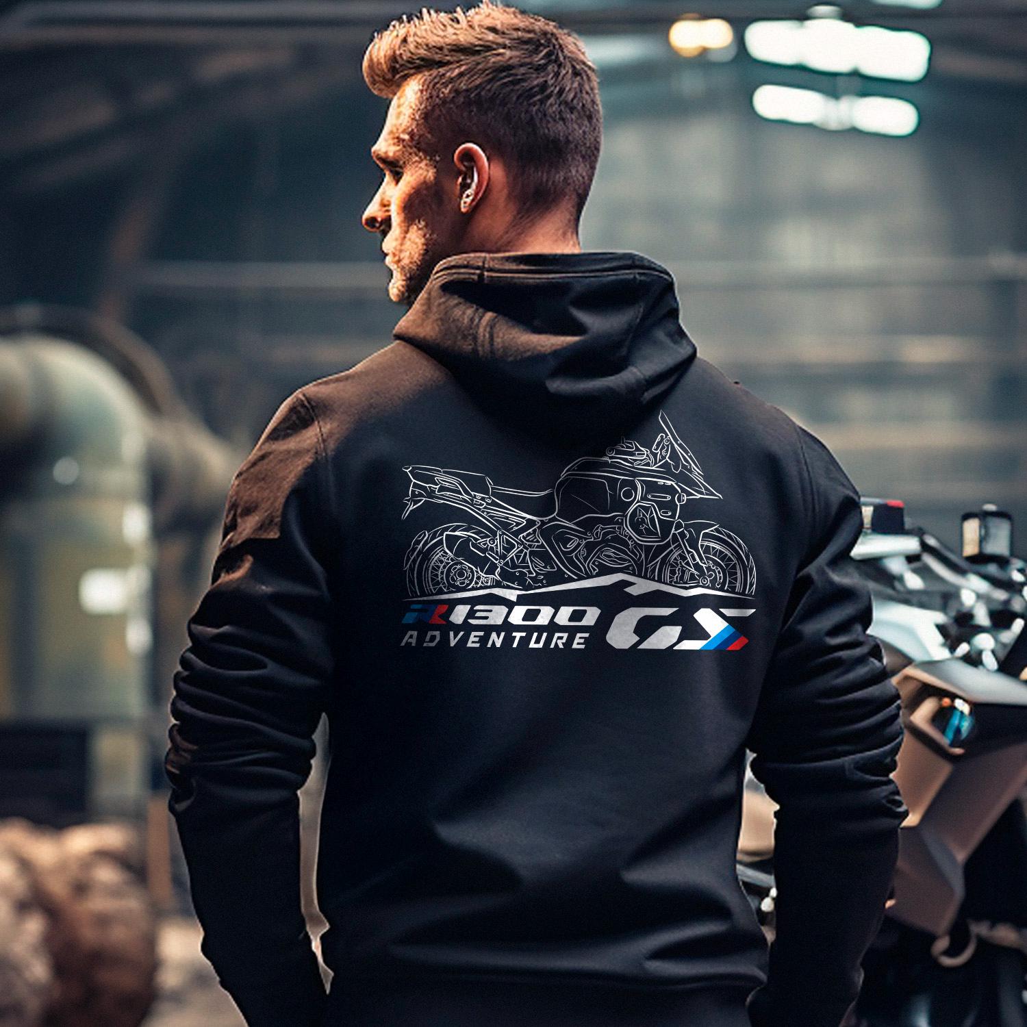 BMW R1300GS Adventure 2024-25 Inspired Hoodie - Motorcycle Sweatshirt for Motorrad Riders
