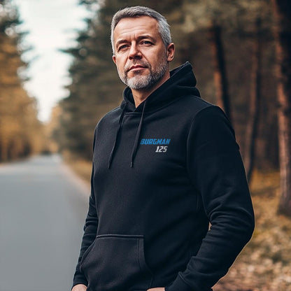 Suzuki Burgman 125 Inspired Hoodie - Motorcycle Sweatshirt for Riders