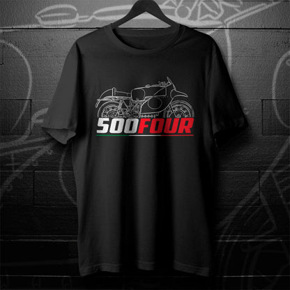 Moto Guzzi 500 Four 1952 - 1954 Inspired T-Shirt - Motorcycle Tee Shirt for Riders