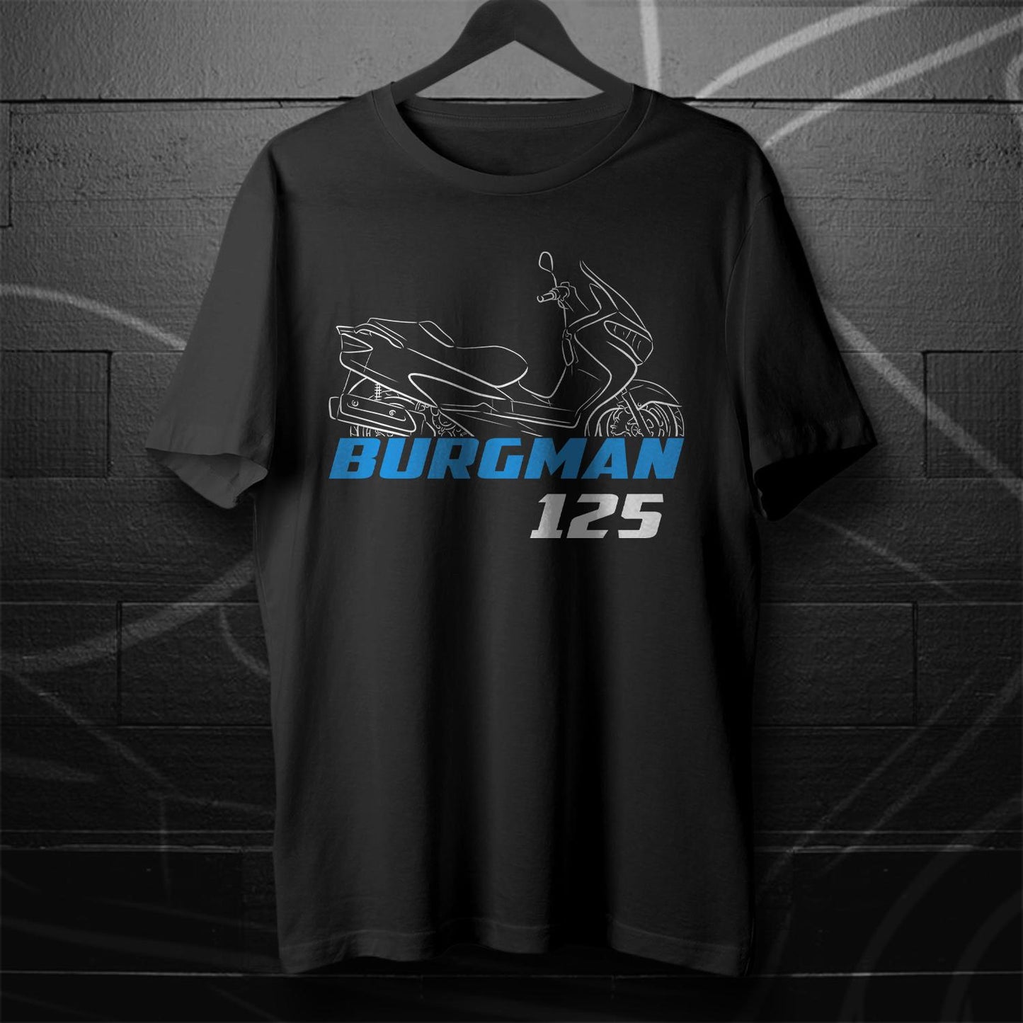 Suzuki Burgman 125 Inspired T-Shirt - Motorcycle Tee Shirt for Riders