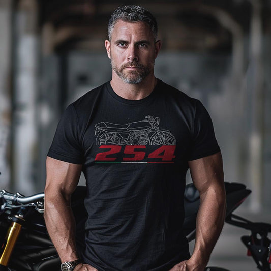 Moto Guzzi 254 1976 - 1984 Inspired T-Shirt - Motorcycle Tee Shirt for Riders