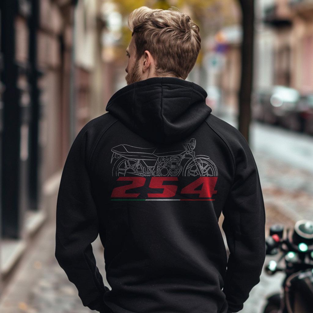 Moto Guzzi 254 1976 - 1984 Inspired Hoodie - Motorcycle Sweatshirt for Riders