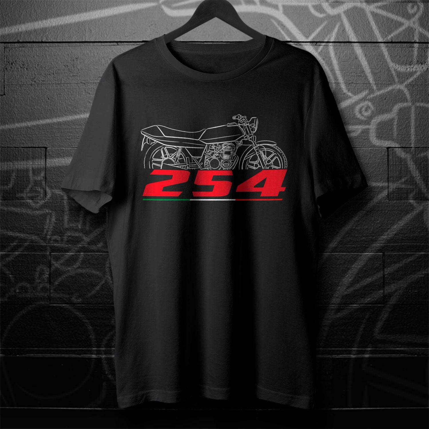 Moto Guzzi 254 1976 - 1984 Inspired T-Shirt - Motorcycle Tee Shirt for Riders