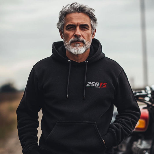 Moto Guzzi 250 TS 1974 - 1982 Inspired Hoodie - Motorcycle Sweatshirt for Riders