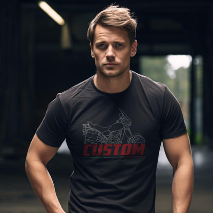 Moto Guzzi Custom 125 1985 - 1995 Inspired T-Shirt - Motorcycle Tee Shirt for Riders