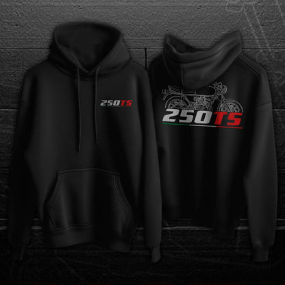 Moto Guzzi 250 TS 1974 - 1982 Inspired Hoodie - Motorcycle Sweatshirt for Riders