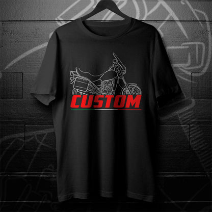 Moto Guzzi Custom 125 1985 - 1995 Inspired T-Shirt - Motorcycle Tee Shirt for Riders
