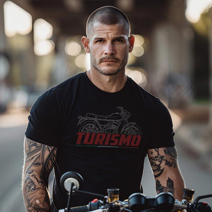 Moto Guzzi 125 Turismo & Tuttoterreno Inspired T-Shirt - Motorcycle Tee Shirt for Riders