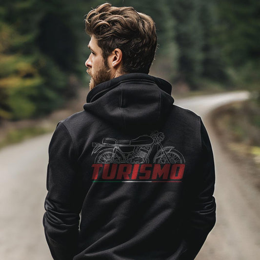 Moto Guzzi 125 Turismo & Tuttoterreno Inspired Hoodie - Motorcycle Sweatshirt for Riders
