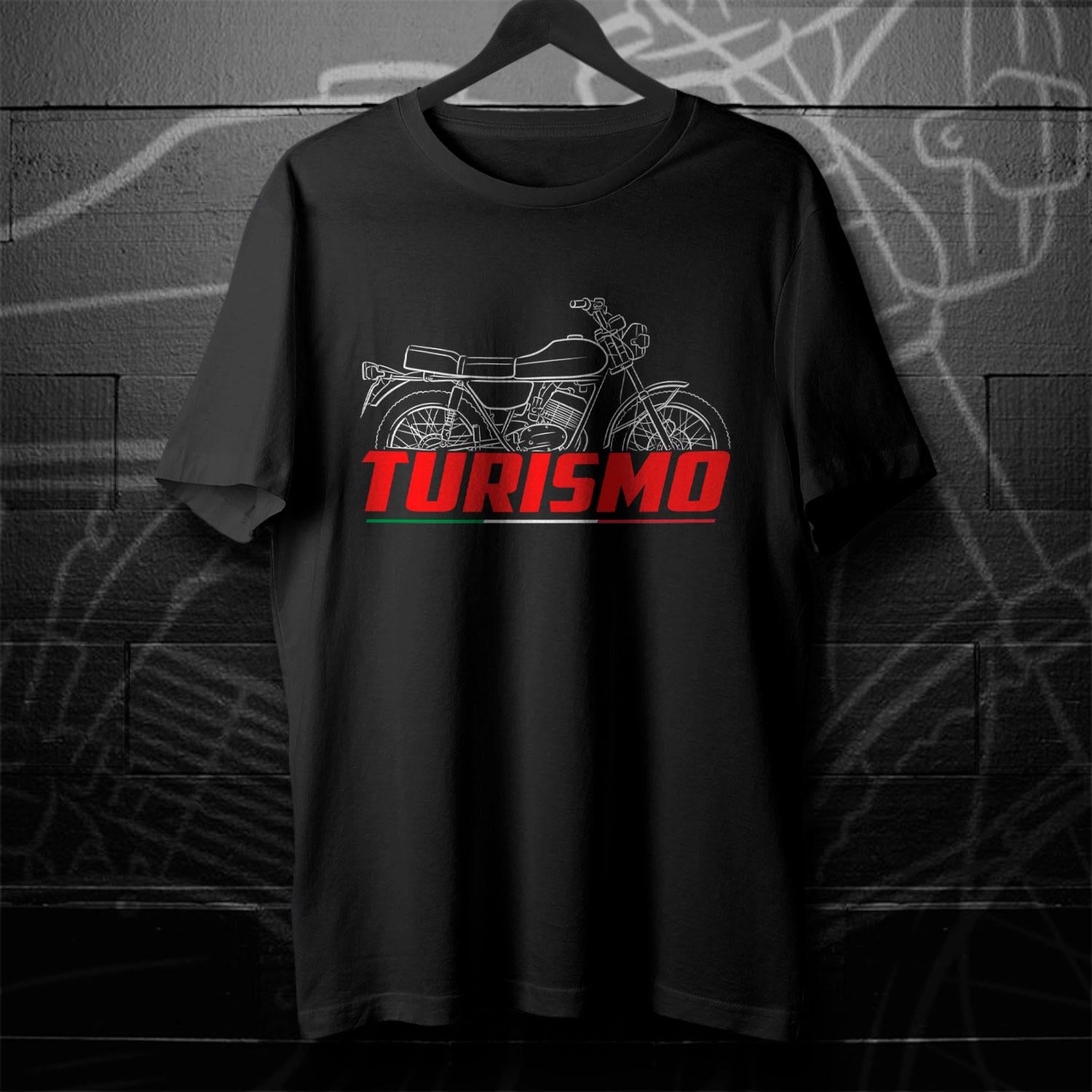 Moto Guzzi 125 Turismo & Tuttoterreno Inspired T-Shirt - Motorcycle Tee Shirt for Riders